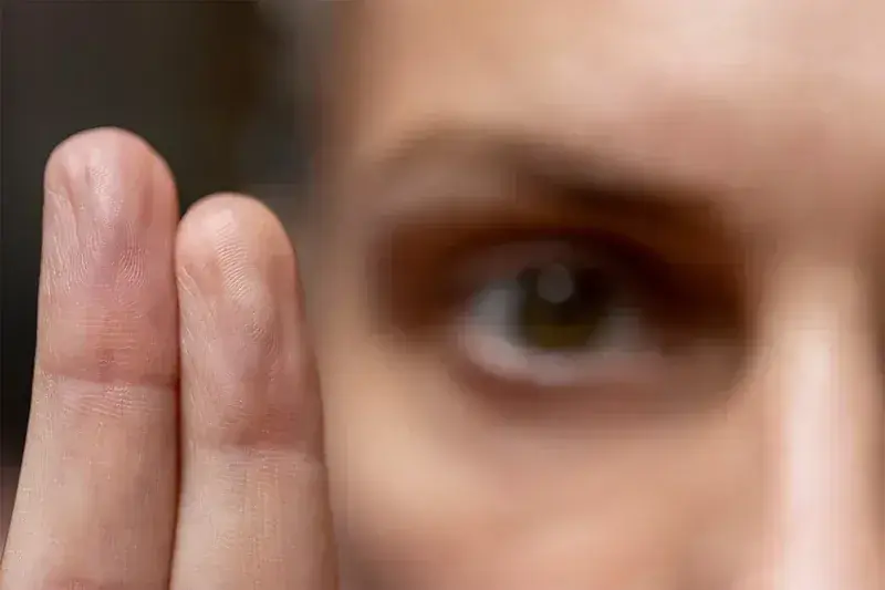 a woman does EMDR