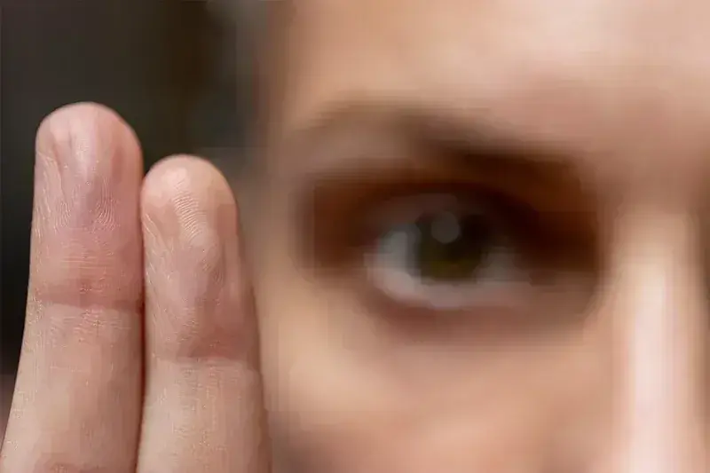 a woman does EMDR