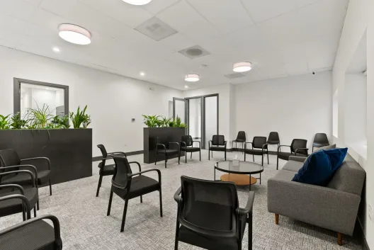 A therapy room at Discover Recovery in Portland, OR