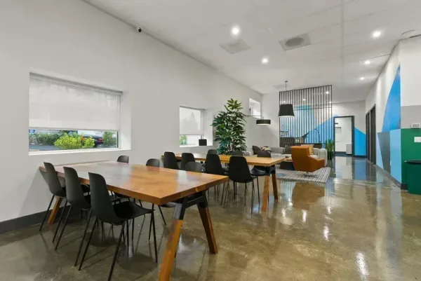 Common area for group therapy and activities