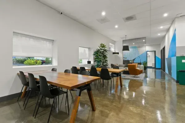 Common area for group therapy and activities