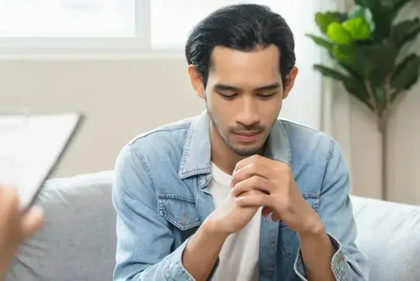 Client receiving depression treatment at Discover Recovery
