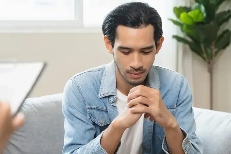 Client receiving depression treatment at Discover Recovery