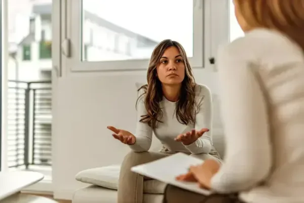 Treatment-resistant depression therapy session