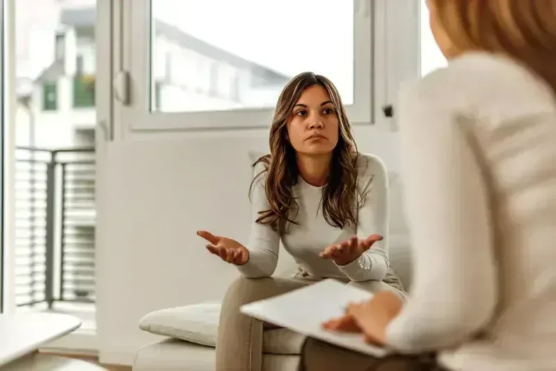 Treatment-resistant depression therapy session