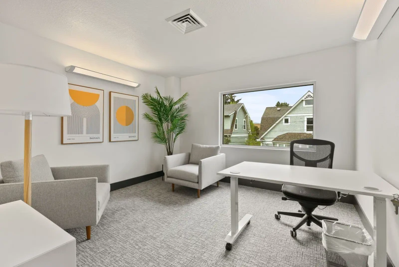 Consultation space at Discover Recovery Portland for medication management by telehealth
