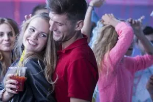 Couple Partying